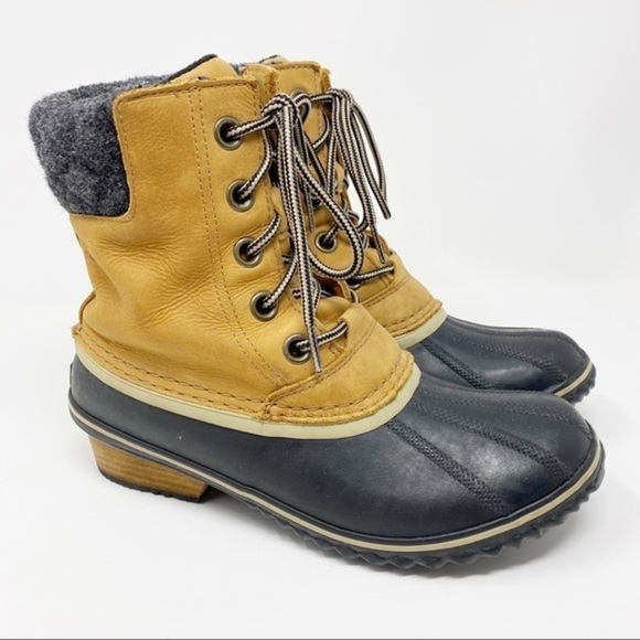 Sorel Slim Pack ll Lace Up Boots 8.5 - Picture 1 of 9